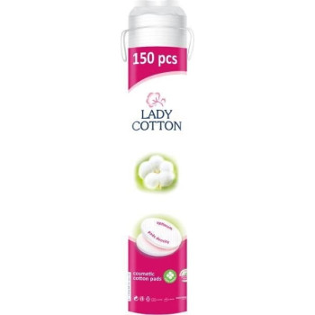 Диски ватні Lady Cotton косметичні 150 шт. (4744246013214)