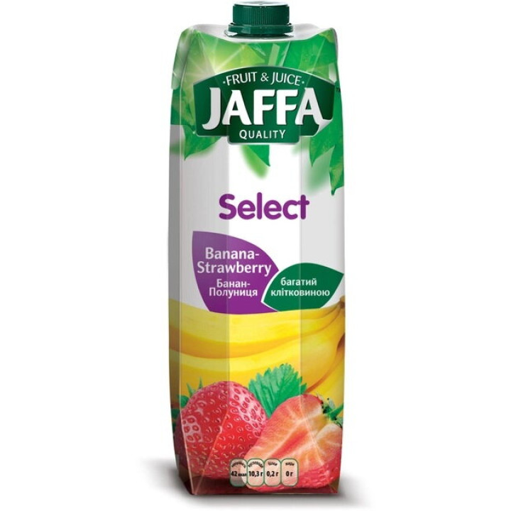 Нектар Jaffa Бананово-полуничний 0,95л (4820003684856)