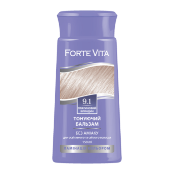 Бальзам тонуючий Supermash Forte Vita 9.1 Платиновий блондин 150 мл (4823001605199)