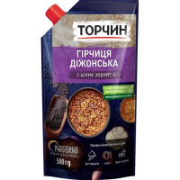 Гірчиця "Торчин" Діжонська дой-пак 500 г (7613287851284)