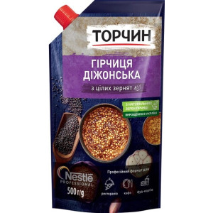 Горчица "Торчин" Дижонская дой-пак 500 г (7613287851284)