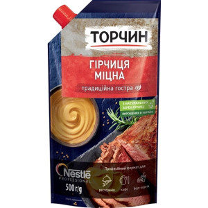 Горчица "Торчин" Прочная дой-пак 500 г (4820001314342)