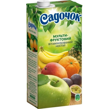 Нектар Садочок мультифруктовий 0,95 л (4823063107280) Нектар Садочок мультифруктовий 0,95 л (4823063107280)