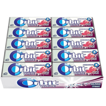 Жевательная резинка Orbit White Малина-Гранат 14 г (4009900540414) Жевательная резинка Orbit White Малина-Гранат 14 г (4009900540414)