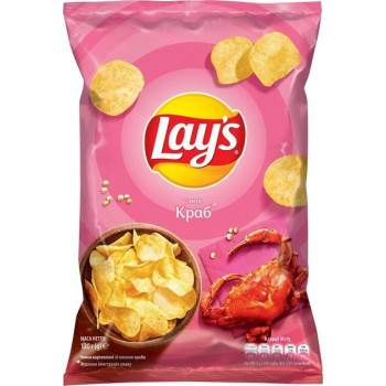 Чипсы картофельные Lay's со вкусом краба 120 г (4823063125314) Чипсы картофельные Lay's со вкусом краба 120 г (4823063125314)