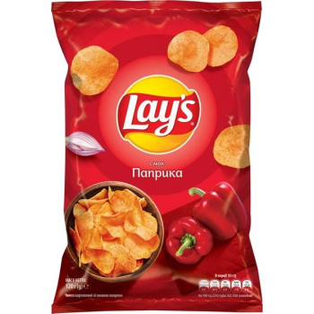 Чипсы картофельные Lay's со вкусом паприки 120 г (4823063125451) Чипсы картофельные Lay's со вкусом паприки 120 г (4823063125451)