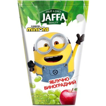 Нектар Jaffa Minions Яблоко-Виноград осветленный 1.25л (4820192262903)