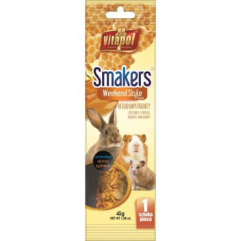 Колба Vitapol Smakers Box для грызунов со вкусом мёда, 45 г, 1 шт Колба Vitapol Smakers Box для грызунов со вкусом мёда, 45 г, 1 шт