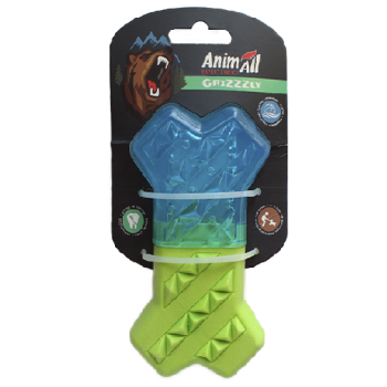 Іграшка AnimAll GrizZzly для собак, кісточка охолоджуюча, 13.5 × 7.4 см Іграшка AnimAll GrizZzly для собак, кісточка охолоджуюча, 13.5 × 7.4 см