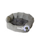 Лежак AnimAll Rolyal S для собак, серый, 48×42×20 см