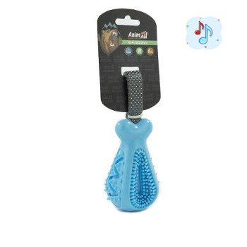 Игрушка AnimAll GrizZzly Куриная ножка, для собак, 25×7.2×5.8 см, синяя