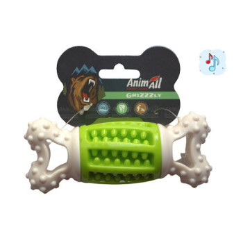 Игрушка AnimAll GrizZzly косточка-зубочистка, зёленая