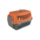 Переноска AnimAll CNR-134 для кошек и собак, серо-оранжевая, 58×42×42 см