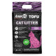 Соєвий наповнювач AnimAll Tofu Lavender з ароматом лаванди, для котів, 6 літрів (2,6 кг)