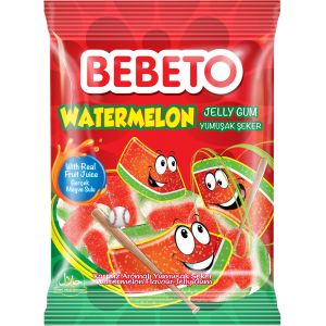 Цукерки жувальні Bebeto "Кавун" 80 г (8690146124436)