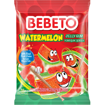 Конфеты жевательные Bebeto "Арбуз" 80 г (8690146124436)