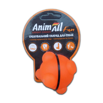 Іграшка AnimAll Fun куля молекула, помаранчева, 5 см Іграшка AnimAll Fun куля молекула, помаранчева, 5 см