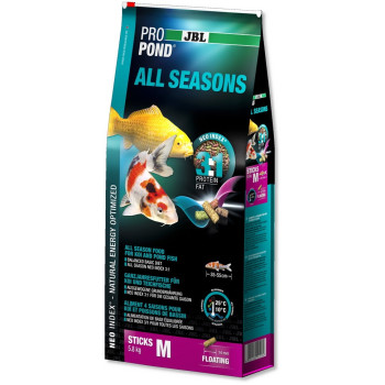 Всесезонный корм JBL ProPond All Seasons M для средних кои и других прудовых рыб, 5.8 кг Всесезонный корм JBL ProPond All Seasons M для средних кои и других прудовых рыб, 5.8 кг
