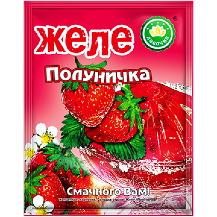 Желе "Ласочка" Клубничка 90 г