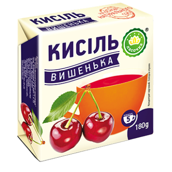 Кисель в брикете "Ласочка" Вишенка 180 г