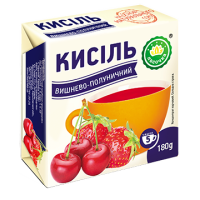 Кисіль у брикеті "Ласочка" Вишнево-полуничний 180 г
