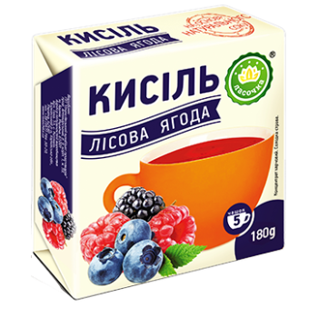 Кисель в брикете "Ласочка" Лесная ягода 180 г