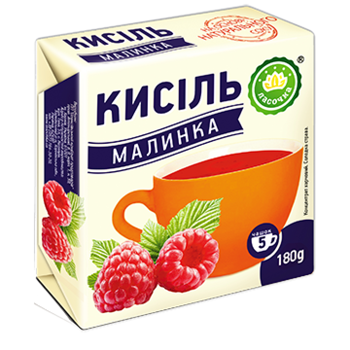 Кисель в брикете "Ласочка" Малинка 180 г