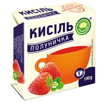 Кисель в брикете "Ласочка" Клубничка 180 г