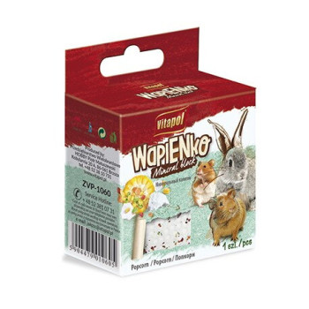 Минеральный камень Vitapol Wapienko Mineral Block для грызунов, попкорн, 40 г Минеральный камень Vitapol Wapienko Mineral Block для грызунов, попкорн, 40 г