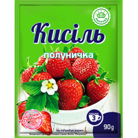 Кисіль у пакеті "Ласочка" Полуничка 90 г