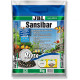 Светлый мелкий донный грунт с чёрными камешками JBL Sansibar River, 5 кг