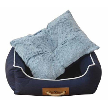 АnimAll Лежак Nena М з ручкою-мотузкою DARK BLUE (52X41X16) АnimAll Лежак Nena М з ручкою-мотузкою DARK BLUE (52X41X16)