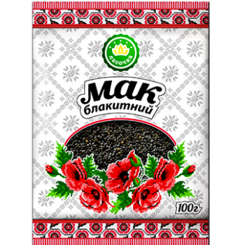 Мак голубой "Ласочка" 100 г (4820043251438)