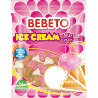 Цукерки жувальні Bebeto "Морозиво" 80 г (8690146123637)