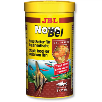 Основной корм в форме хлопьев JBL NovoBel для аквариумных рыб, 1 л Основной корм в форме хлопьев JBL NovoBel для аквариумных рыб, 1 л