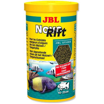 Основной корм в форме палочек JBL Novo Rift для растительноядных цихлид, 1 л Основной корм в форме палочек JBL Novo Rift для растительноядных цихлид, 1 л