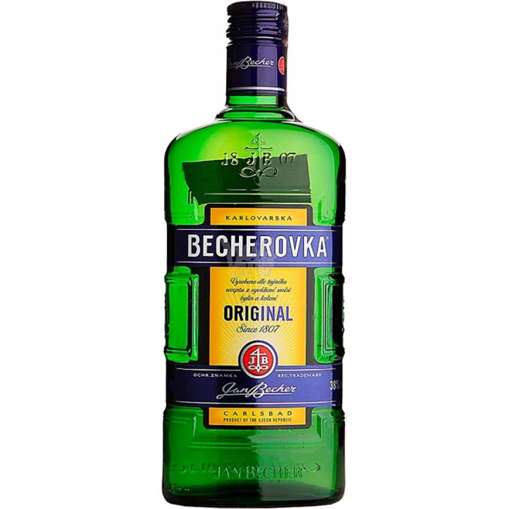 Ликерная настойка на травах Becherovka 0.5 л 38% (8594405101537)