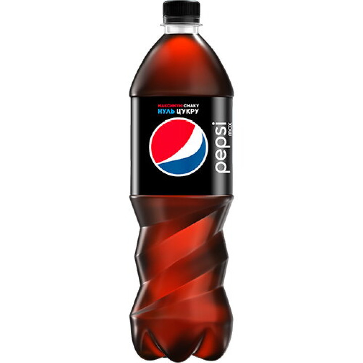 Напиток безалкогольный Pepsi Black низкокалорийный газированный 1 л (4823063112680)
