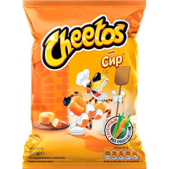 Снеки Cheetos кукурузные со вкусом сыра 55 г (4823063121545) Снеки Cheetos кукурузные со вкусом сыра 55 г (4823063121545)