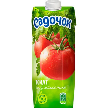 Сік Садочок Томатний з м'якоттю 0,5 л (4823063126588) Сік Садочок Томатний з м'якоттю 0,5 л (4823063126588)
