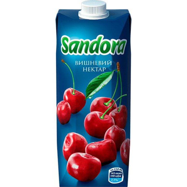Нектар Sandora вишневый 0,5 л (4820001448566)