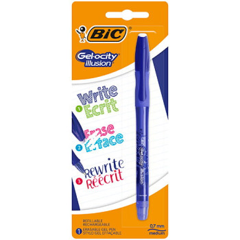 Ручка шариковая BIC Gelocity Illusion синяя 1 шт. (3086123460232)