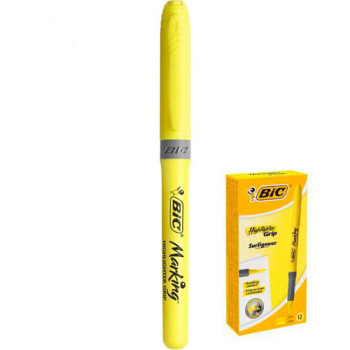 Текстовыделитель BIC Grip желтый 1 шт. (0070330331013)