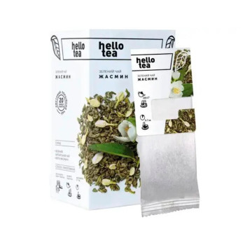 Чай зеленый Hello Tea Жасмин 20шт/уп. (4820208950145) Чай зеленый Hello Tea Жасмин 20шт/уп. (4820208950145)