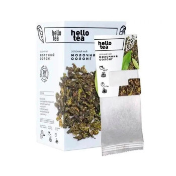 Чай зелений Hello Tea Молочний оолонг 20шт/уп. (4820208950022)