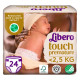 Подгузники Libero Touch Prema от 0 до 2,5 кг Размер 0, 24 шт. (7322541069999)