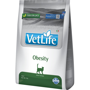 Farmina Vet Life Obesity - сухой диетический корм Фармина для кошек для снижения лишнего веса, 5 кг