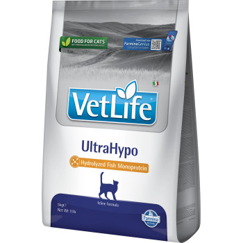Farmina Vet Life UltraHypo - сухий дієтичний корм Farmina для котів при харчовій алергії, 5 кг