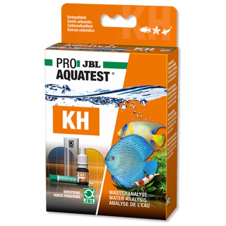 Тест JBL ProAquaTest KH, для визначення жорсткості (KH) в прісноводних/морських акваріумах і ставках