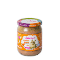 Консерва Леопольд для котів, м'ясний раціон з ягням, 460 г